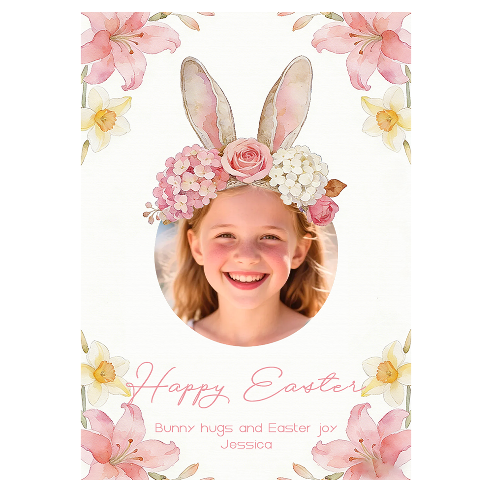 Bunny Hugs Easter Ecard