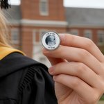 Personalized With you on your Graduation Photo Round Shape Graduation Lape Pin Badge with Text Graduation Birthday Gift for Graduate