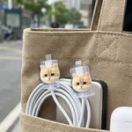 Personalized Face Photo Design Set of 2 Acrylic Cable Protector for iPhone Type-C Phone Accessory Birthday Gift for Family Friends