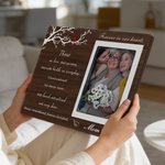 Personalisierte Kardinal Fotorahmen Ornament mit Namen und Text Home Decor in liebevoller Erinnerung Sympathie Geschenk für Familie