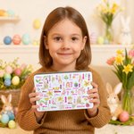 Personlig søt Peter Rabbit Radish Word Cloud Biscuit Tin Oppbevaringsboks med navn Daglig bruk Påskegave til gutter Jenter