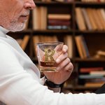 Henkilökohtainen Vintage Filigree Initial Dekanteri viskikannu nimellä Isänpäivä Syntymäpäivä lahja viinan ystäville