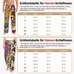 Personalisierte Schlafhose im Streetart-Design | mit Graffiti Namen | Pyjamahose | Alltag Geburtstag Geschenk für Männer Frauen Kinder Familie Paare