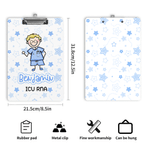 Personalisierte einfache Linie Cartoon-Charakter Acryl Klemmbrett mit Namen Krankenschwester Arzt Woche Anerkennung Geschenk für das medizinische Personal Student