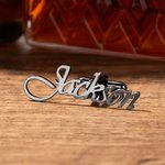 Personalisierte Unterschrift Manschettenknöpfe mit Wunschnamen | 2-teiliges Set | Herren-Accessoire | Schmuck | Hochzeit Jahrestag Geschenk für Männer