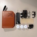 Personalized Golf Theme Monogram Design Golf Organizer Pouch and Golf Tools Set with Name Father's Day Birthday Game Day Gift for Golf Lover