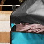 Personalisierte Pferd Silhouette wasserdicht große Kapazität hängende Pferdedecke Tasche mit Namen Pferdesport Geschenk für Pferdeliebhaber