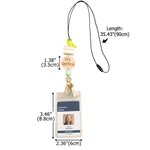 Personalisierte Biene Katze Flamingo Buch Abzeichen Lanyard mit Text Teacher's Day Wertschätzung zurück zu Schule Geschenk für Lehrer Pädagogen