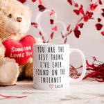 Personlig You Are The Best Thing Gratitude Text 11 oz vit keramisk mugg med namn Daglig användning Födelsedagspresent för familj vänner