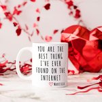 Personlig You Are The Best Thing Gratitude Text 11 oz vit keramisk mugg med namn Daglig användning Födelsedagspresent för familj vänner