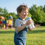 Personalisierte Fantasy Einhorn Regenbogen Name Design 12 oz isolierte Wasserflasche täglich im Freien Sport verwenden Geburtstag zurück zu Schule Geschenk für Kinder