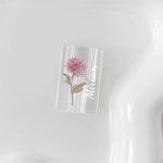 Flor de nacimiento personalizada Juego de 2 protectores de cable de acrílico con nombre iPhone Type-C Phone Accessory Birthday Gift for Family Friends