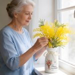 Personalisierte Exquisite Geburt Blume Schmetterling Keramik Vase mit Name Text Datum Muttertag Geburtstag Geschenk für Mama Oma weiblichen Freund