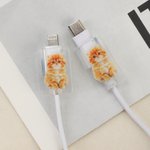Personalized Pet Photo Phone Charger Cord Protector Daily Use Pet Anniversary Gift for Pet Lovers Owners