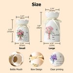 Personalisierte Exquisite Geburt Blume Schmetterling Keramik Vase mit Name Text Datum Muttertag Geburtstag Geschenk für Mama Oma weiblichen Freund