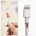 Personalized Pet Photo Phone Charger Cord Protector Daily Use Pet Anniversary Gift for Pet Lovers Owners