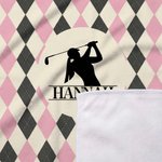 Personalized Golf Club Chessboard Golf Cart Seat Cover with Name and Initial Golf Course Accessories Birthday Gift for Golfers Country Clubs