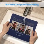 Personalised Retro Photo Collage Congrats Non-slip Mouse Pad with Name and Class of 2026 Graduation Gift for Graduates