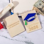 Personalisierte Gratulation Graduation Cap hölzernen Geldhalter mit eingraviertem Namen und Text Geschenk für Klasse von 2026 Absolvent