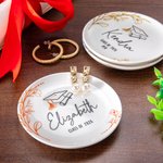 Personalised Class of 2026 Graduation Cap Ceramic Jewellery Dish with Name and School Name Graduation Gift for Her