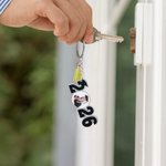 Personalized Grad Cap Photo Acrylic Keychain with Tassel Class of 2026 Graduation Gift for Graduates