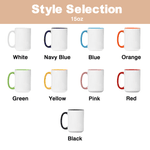 Personalised Watercolour Line Drawing Pet Photo Striped Ceramic Mug with Name Daily Use Pet Remembrance Gift for Pet Owner Lover