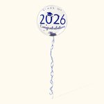 Set di 2 palloncini personalizzati da 24 pollici per coriandoli di laurea Classe 2026