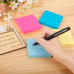 Set de Notes Autocollantes Personnalisée avec Nom et Texte Gravés Accessoire en Bois avec Stickers Cadeau Fin d'Année pour Professeur Étudiant