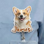 Personalizada Foto Diseño Retráctil Acrílico ID Card Badge Reel con Nombre Apreciación Cumpleaños Regalo para Enfermera Doctor Personal Médico
