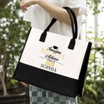 Borsa personalizzata della classe 2026 con fodera impermeabile Borsa a mano di grande capacità Regalo di laurea per laureati