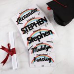 Personalized License Plate Lei with Text and Chain Graduation Lei Daily Use Decoration Accessory Graduation Gift for High School College Graduates