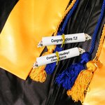 Personalisierte Diplom-Design Graduierung Satz von 20 Bonbonpapier mit Text und Schleife Graduierung Party Favors Geschenk für Absolventen