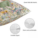 Taie d'oreiller personnalisée en forme d'aquarelle avec photo peinte à la main avec nom Cadeau de fête des mères pour femme