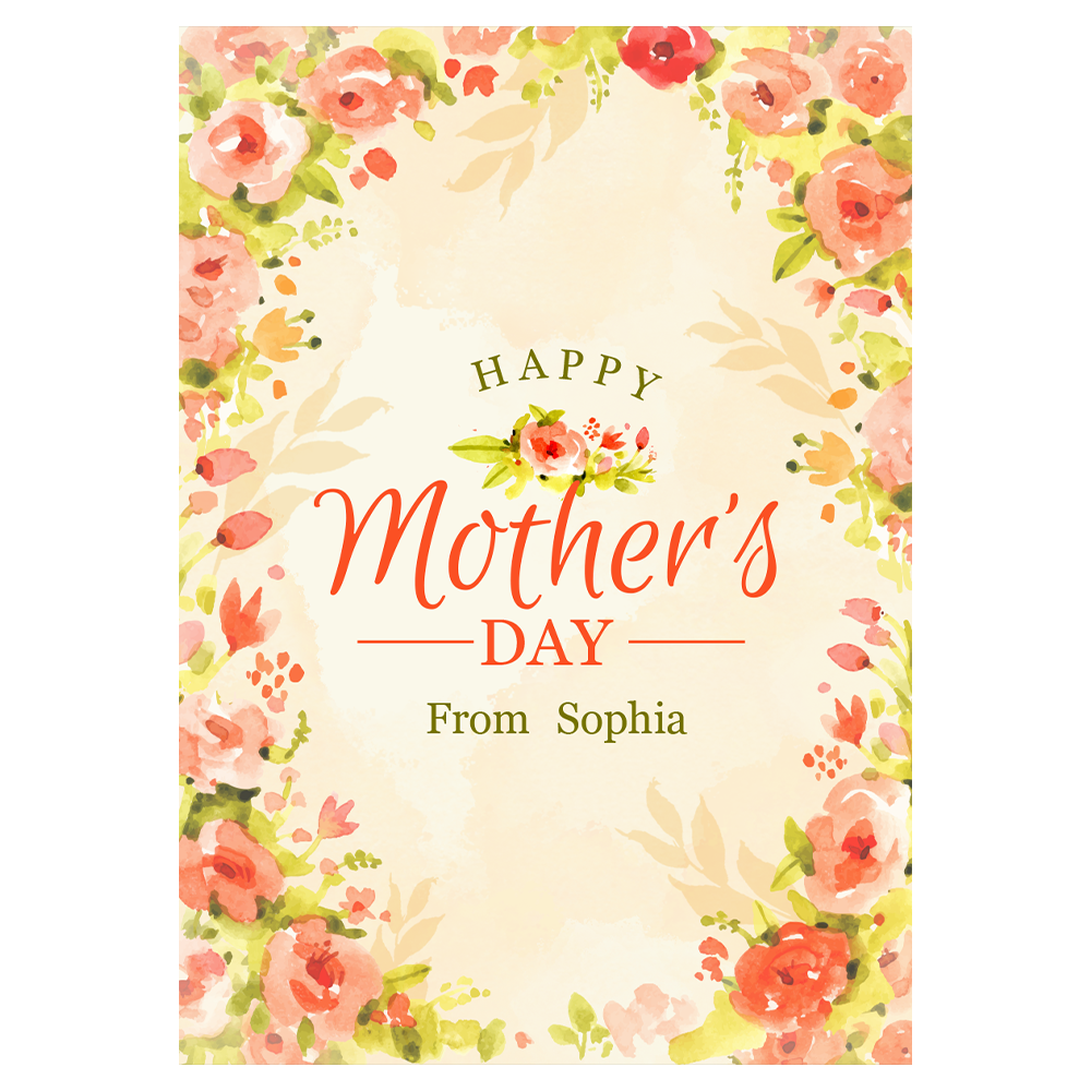 Floral Frame Mother’s Day Ecard