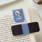 Segnalibro magnetico personalizzato in pelle PU con iniziale floreale e nome Regalo di compleanno per gli amanti dei libri