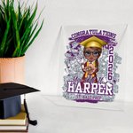 Personalised Congratulations You Did It Cartoon Character Acrylic Plaque with Name and Year School Graduation Keepsake Birthday Gift for Graduates