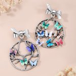 Personalized Tree of Life Brooch Pin with 1-12 Birth Butterflies Birthday Mother's day Gift for Mom Grandma