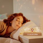 Personalized Cute Cartoon Graduate Character Acrylic LED Night Light with Wooden Base and Name Home Decor Graduation Gift for Class of 2026 Graduates