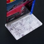 Soporte personalizado con foto y texto para modelos de coches decoración de hogar y oficina regalo de cumpleaños para coleccionistas de coches