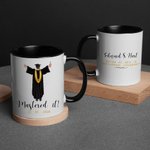 Personalized Mastered It Degree Graduation Ceramic Mug with Name for Class of 2026 Graduation Gift