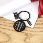 Personalised Behind You All Your Memories Keychain with Name and Year Charm Graduation Back to School Congratulation Gift for Graduates