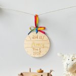Personalized I Did It Educational Milestone Ornament with Engraved Grade and Year Cherished Graduation Gift for Kids