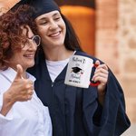 Personlig Mastered It Graduation Cap 11oz namnmugg med skolans namn och år Graduation Gift for Graduates
