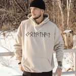 Personalized Multicolor Viking Runes Design T-Shirt Sweatshirt Hoodie with Name Father's Day Gift for Viking Enthusiasts and Nordic Culture Lovers