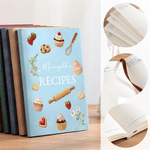 Personalized Recipes Cake A5 A6 PU Leather Notebook with Name Daily Use Birthday Gift for Baker Baking Enthusiast