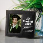 Personalised Class of 2026 Graduate Photo Frame with Graduation Message Graduation Keepsake Gift for Graduates Friends Daughter Son