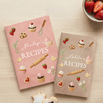 Personalized Recipes Cake A5 A6 PU Leather Notebook with Name Daily Use Birthday Gift for Baker Baking Enthusiast