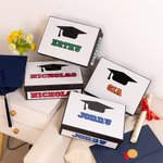 Personalized Graduation Cap Keepsake Gift Box with Name and Year Memory Graduation Gift for Class of 2026 Graduates