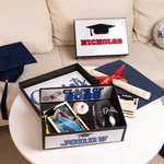 Personalized Graduation Cap Keepsake Gift Box with Name and Year Memory Graduation Gift for Class of 2026 Graduates