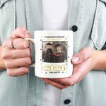 Tasse à café en céramique 11 oz avec l'année Cadeau de fin d'études pour les diplômés de la classe 2026